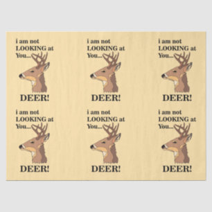 Papel De Seda Deer Antler Funny
