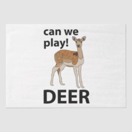 Papel De Seda Deer Podemos Jogar Cerveja