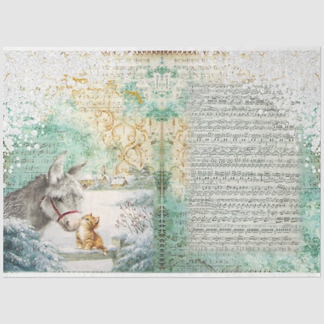 Papel De Seda Deixe-o ir para a Snow Series Design 5 (Frente )
