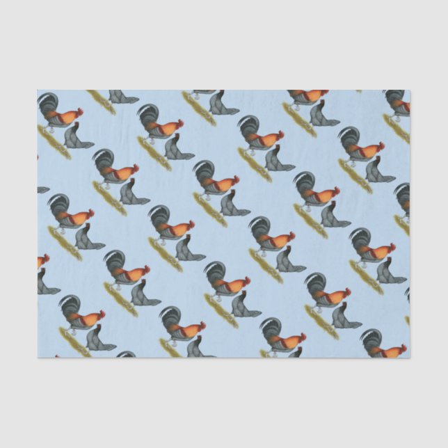 Papel De Seda Delaware Blue Hen (Frente )