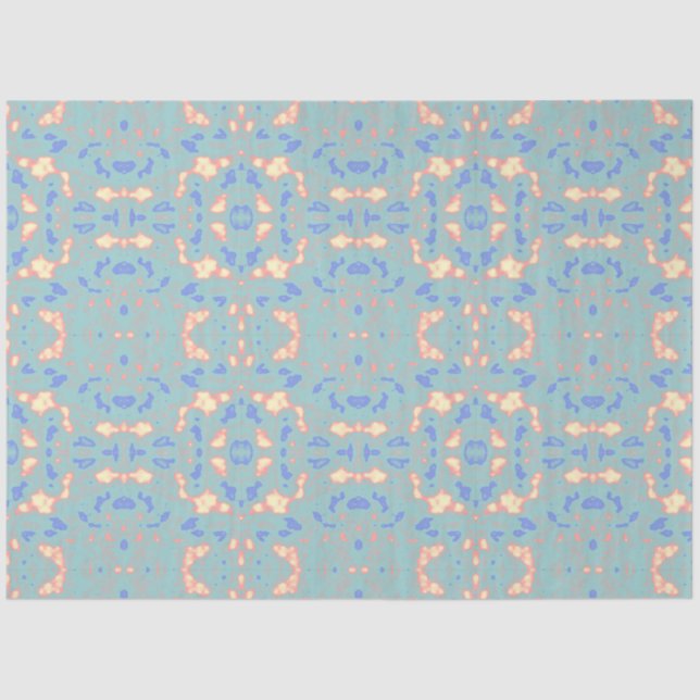 Papel De Seda Delicado no Livro Azul Dourado sobre Limão Verde (Frente )