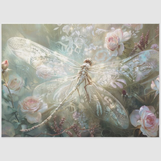 Papel De Seda Delicate Dragonfly (Frente )