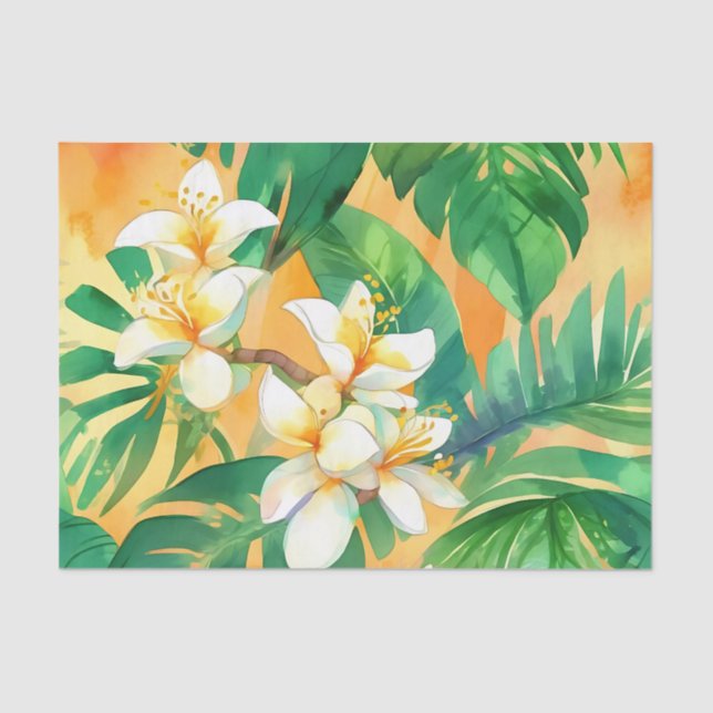 Papel De Seda Delicate Jasmine Flowers (Frente )