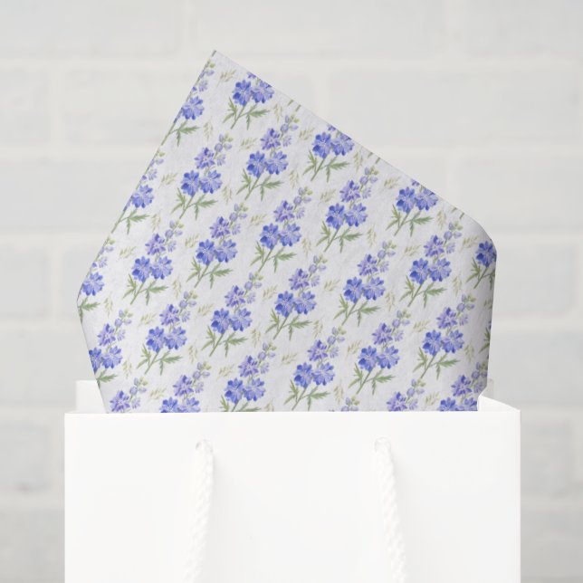 Papel de Seda Delphinium (Sacola de presentes)