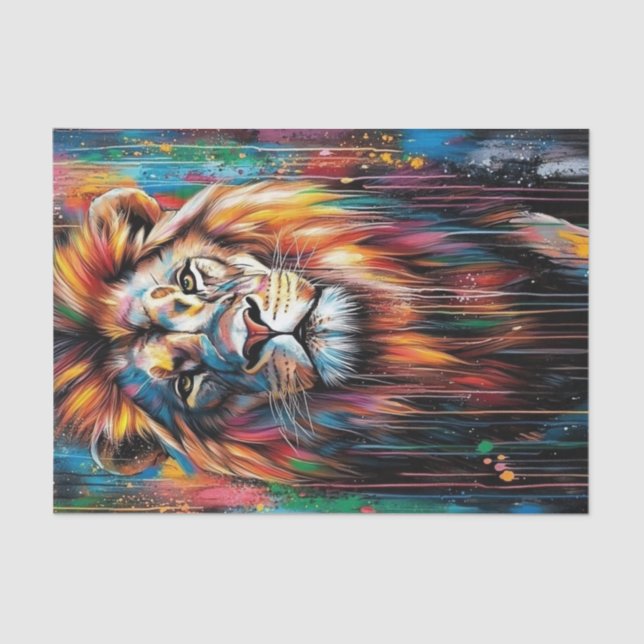 Papel De Seda Den5 do leão (Frente )