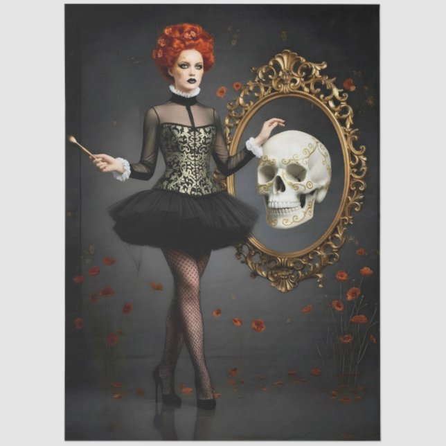 Papel De Seda Deocoupage Darc Romantic Paper (Frente )