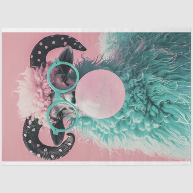 Papel De Seda Desacoplamento do Ram de Enbrejo de Bubblegum (Frente )