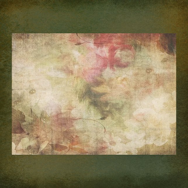 Papel De Seda Desacoplamento Floral (Criador carregado)