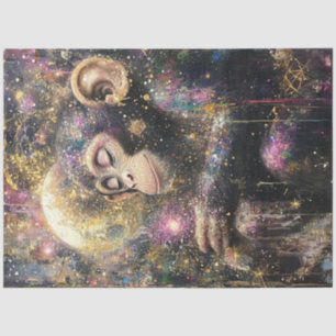 Papel De Seda Desacoplar Cores Brilhantes Celestiais Semelhantes