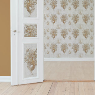 Papel De Seda Desanexação de Script Dourado da Vintage do Buquê 