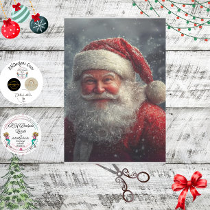 Papel De Seda Desaparecer Ole Santo Nick Papai Noel