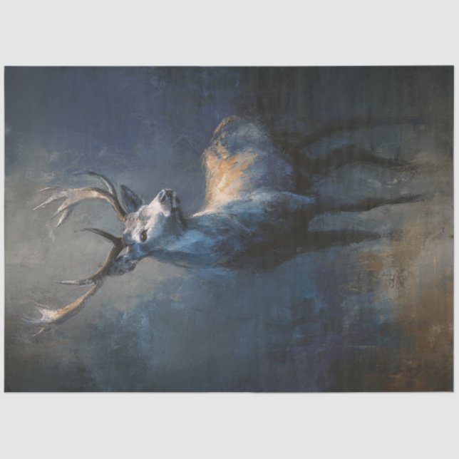 Papel De Seda Descamação 11 Sussurros de Veados Selvagens (Frente )