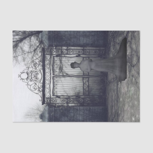 Papel De Seda Descamação assustadora de mulheres (Frente )