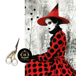 Papel De Seda Descamação da Moda Gótica