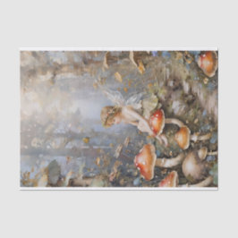 Papel De Seda Descamação de fadas de cogumelo