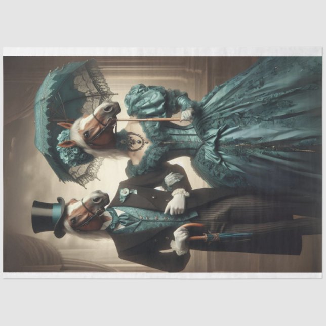 Papel De Seda Descamação de Teto de Cabeça de Homem Vitoriano (Frente )