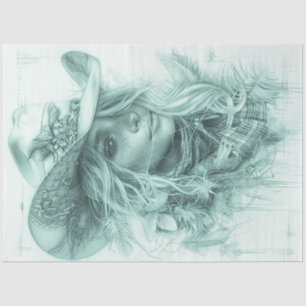 Papel De Seda Descamação Portrapartida Design Monocromática Cowg