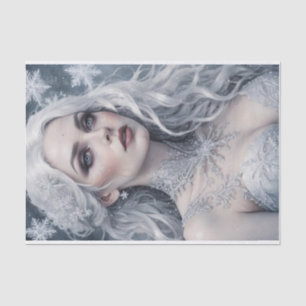 Papel De Seda Descolagem a frio do cabelo da Rainha Silver do So