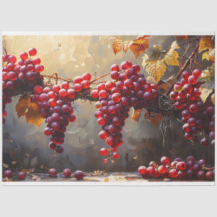 Papel De Seda Descolagem de pintura de pintura de uva e óleo de