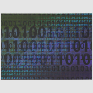 Papel De Seda Desduplicação de código binário de tecnologia