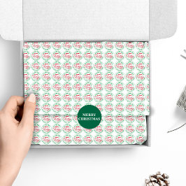 Papel De Seda Desejamos-Lhe Um Feliz Natal