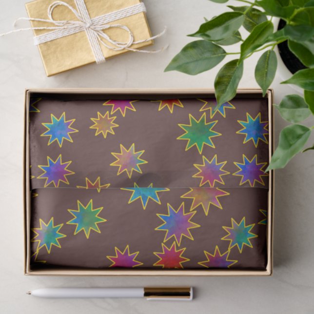 Papel De Seda Desejo sobre uma estrela em céus de ferro (Presente)