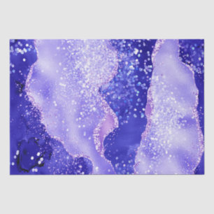 Papel De Seda Desenho Brilho Brilhante Ágata Glam Rouxo