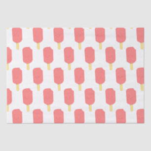 Papel De Seda Desenho de Cartoon de Picolé de Morango