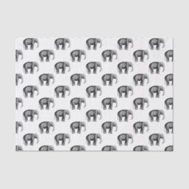 Papel De Seda Desenho de elefante de vinheta