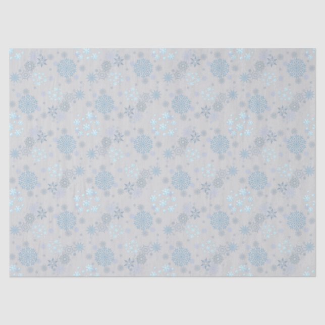 Papel De Seda desenho de floco de neve de Hanukkah de inverno de (Frente )