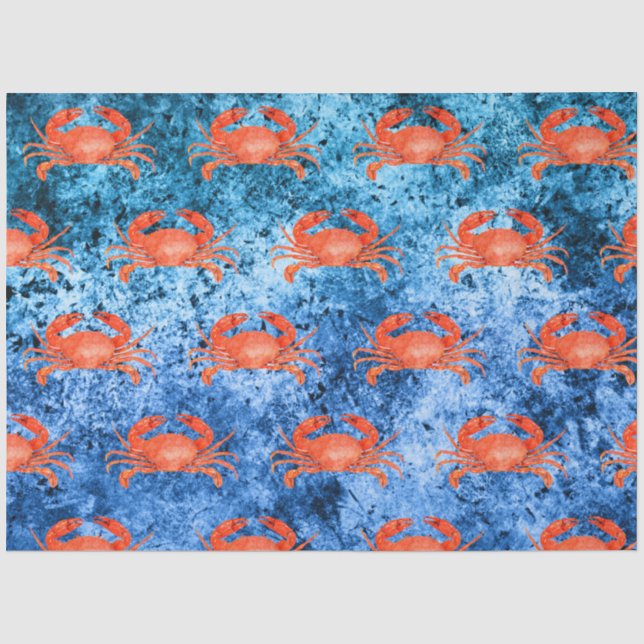 Papel De Seda Desenho de Ondas Náuticas 2 (Frente )