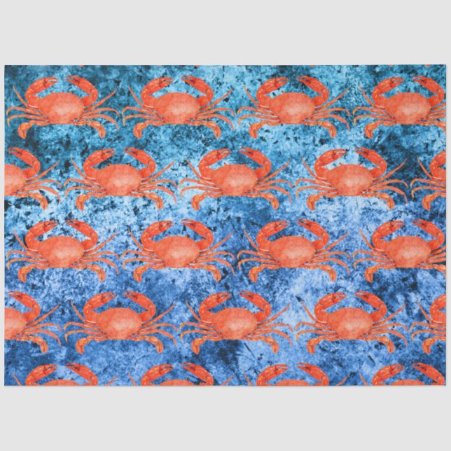 Papel De Seda Desenho de Ondas Náuticas 2 (Frente )
