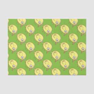 Papel De Seda Desenhos animados amarelos do pássaro