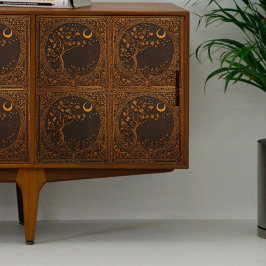 Papel De Seda Desentupimento de Árvores do Círculo de Madeira