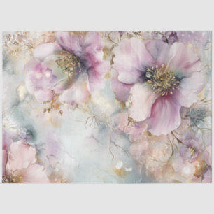 Papel De Seda Desentupimento de Flores de Design Floral Artístic