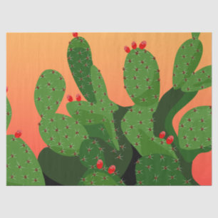 Papel De Seda Deserto de Pera Rápida Deserto