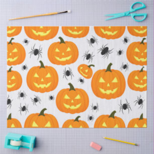 Papel De Seda Desfile de Abóboras de Halloween