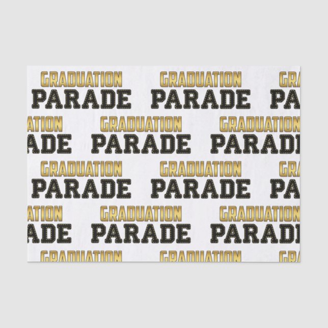 Papel De Seda Desfile de Formatura Drive By (Frente )