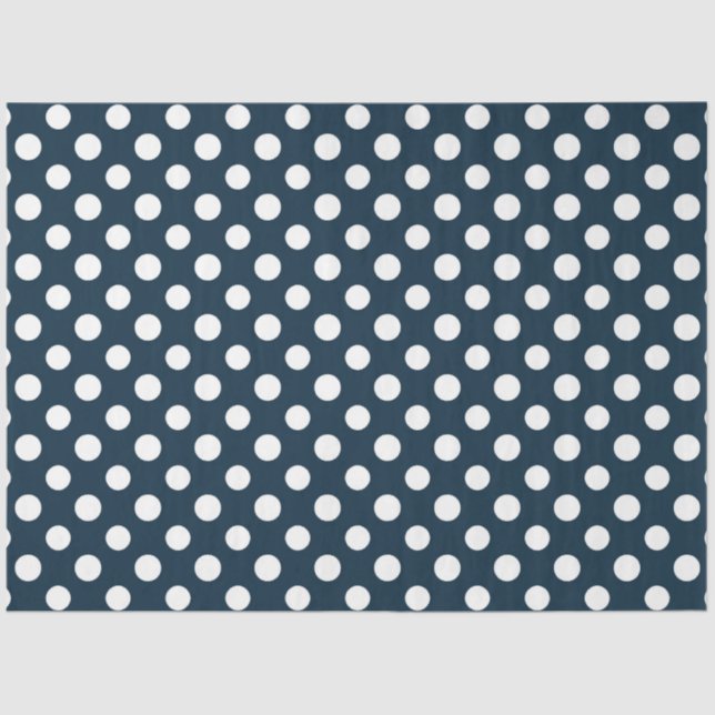 Papel De Seda Design 10 da Série Náutica Vermelha e Marinho (Frente )