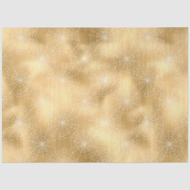 Papel De Seda Design 11 da série Dourada gótica (Frente )