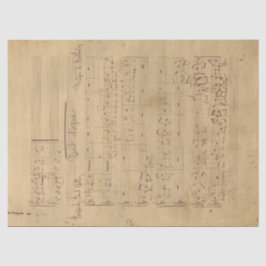 Papel De Seda Design 11 da Série Música e Rosas