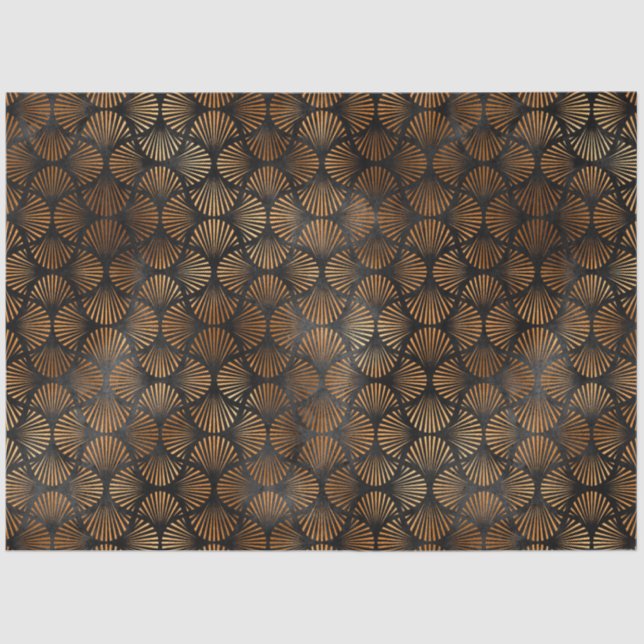 Papel De Seda Design 13 da Série Tigre de Cobre (Frente )