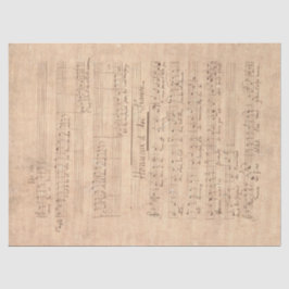 Papel De Seda Design 14 da Série Música e Rosas