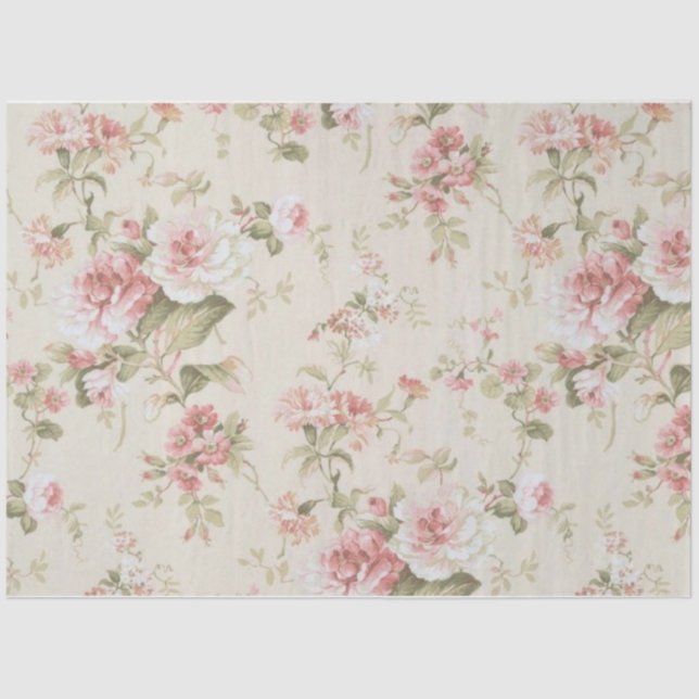 Papel De Seda Design 15 da Série de Colagem do chique (Frente )