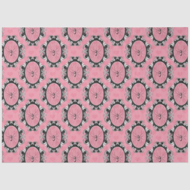 Papel De Seda Design 15 da Série Gothic Love (Frente )