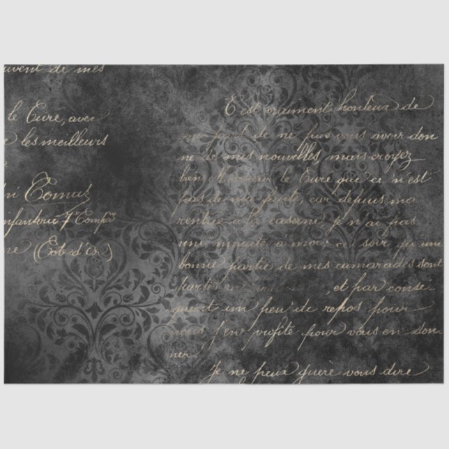 Papel De Seda Design 17 da Série Cinza Dorian (Frente )