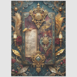 Papel De Seda Design 17 do Diário Gótico