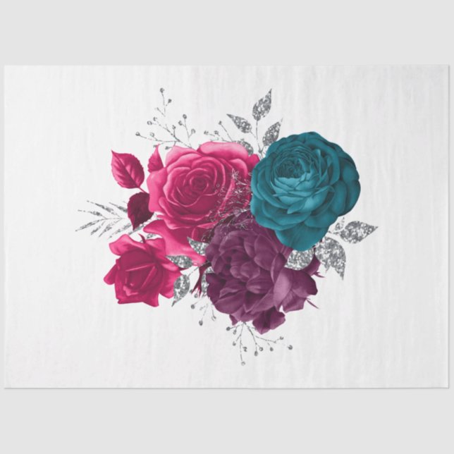 Papel De Seda Design 18 da Série Encantamento Gótico (Frente )