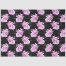 Design 18 da Série Floral de Púrpura e Prata