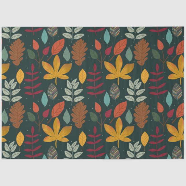 Papel De Seda Design 28 da Série de Ação de Graças (Frente )